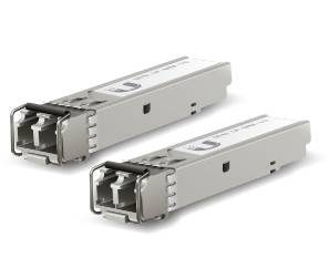 Ubiquiti U Fiber Multi-Mode - SFP+-Transceiver-Modul - 10 GigE - LC Multi-Mode - bis zu 300 m - 850 nm (Packung mit 20)