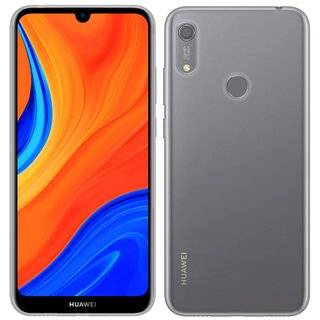 cofi1453® Silikon Hülle Basic kompatibel mit Huawei Y6s Case TPU Soft Handy Cover Schutz Transparent