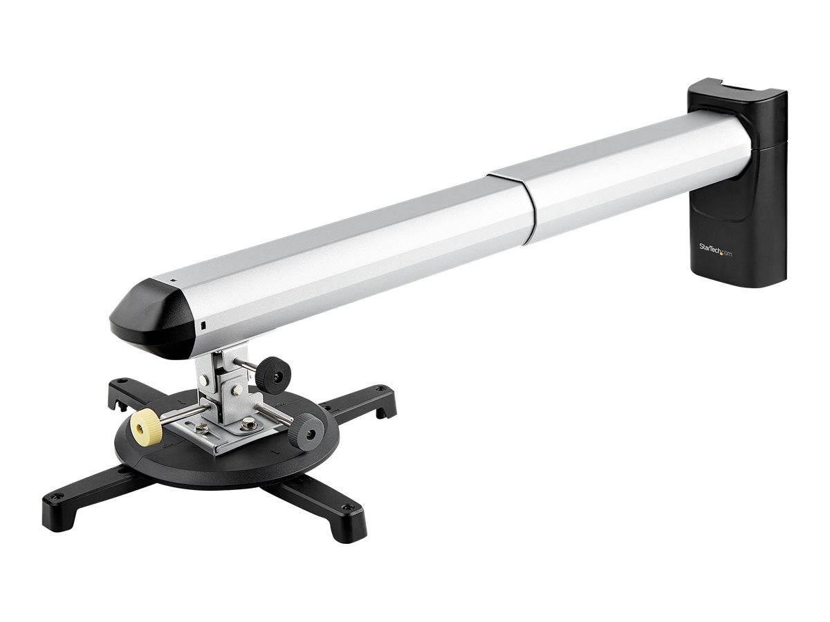 StarTech.com Universal Projector Wall Mount, Projector Mount supports Short & Ultra Short Throw Projectors up to 33lb (1