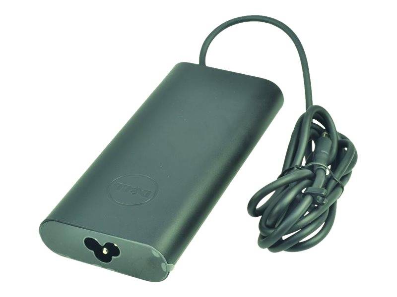 Tragbare grüne Powerbank mit angebrachtem Kabel und Schnur, gezeigt auf weißem Hintergrund.