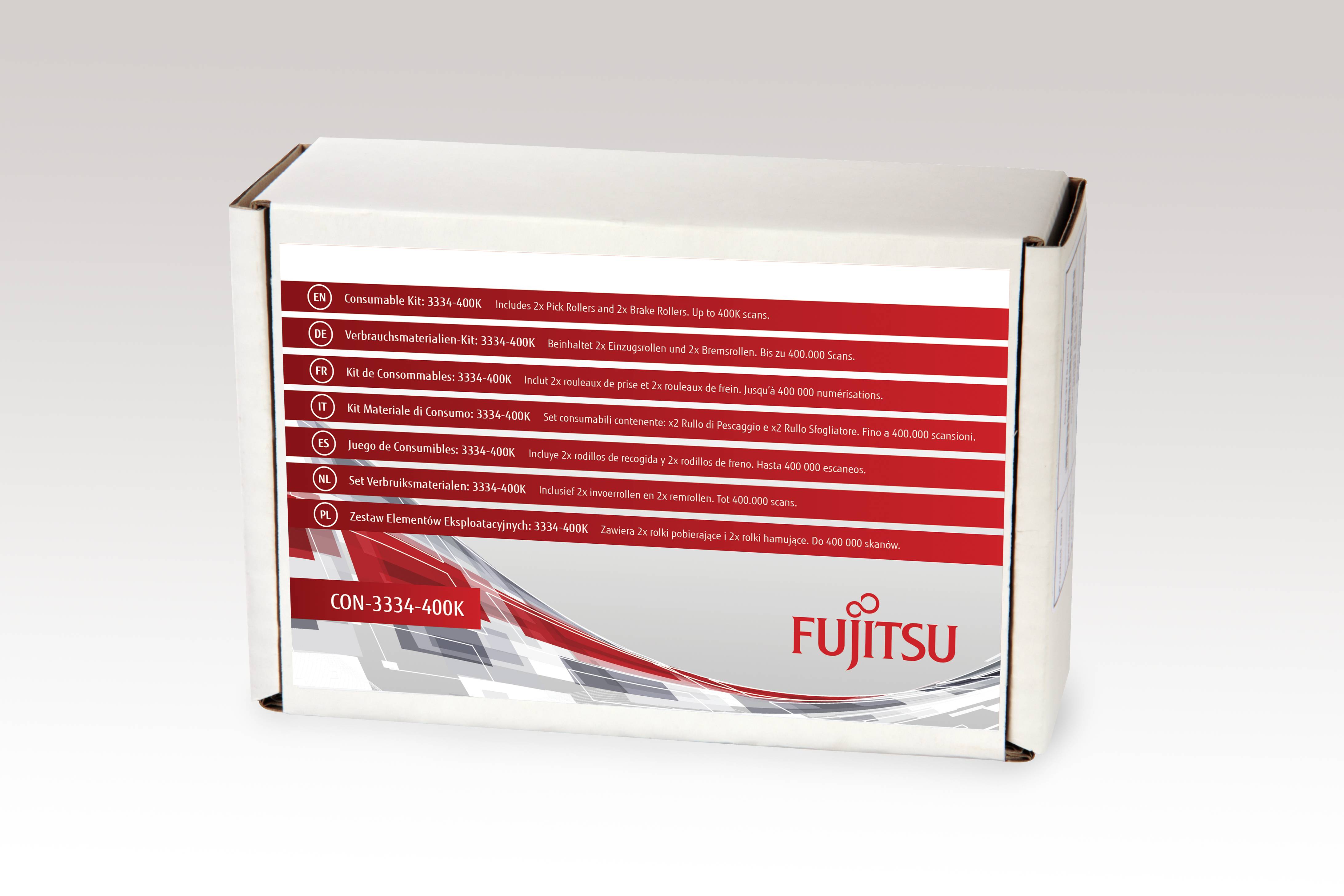 Fujitsu Consumable Kit: 3334-400K - Scanner - Verbrauchsmaterialienkit