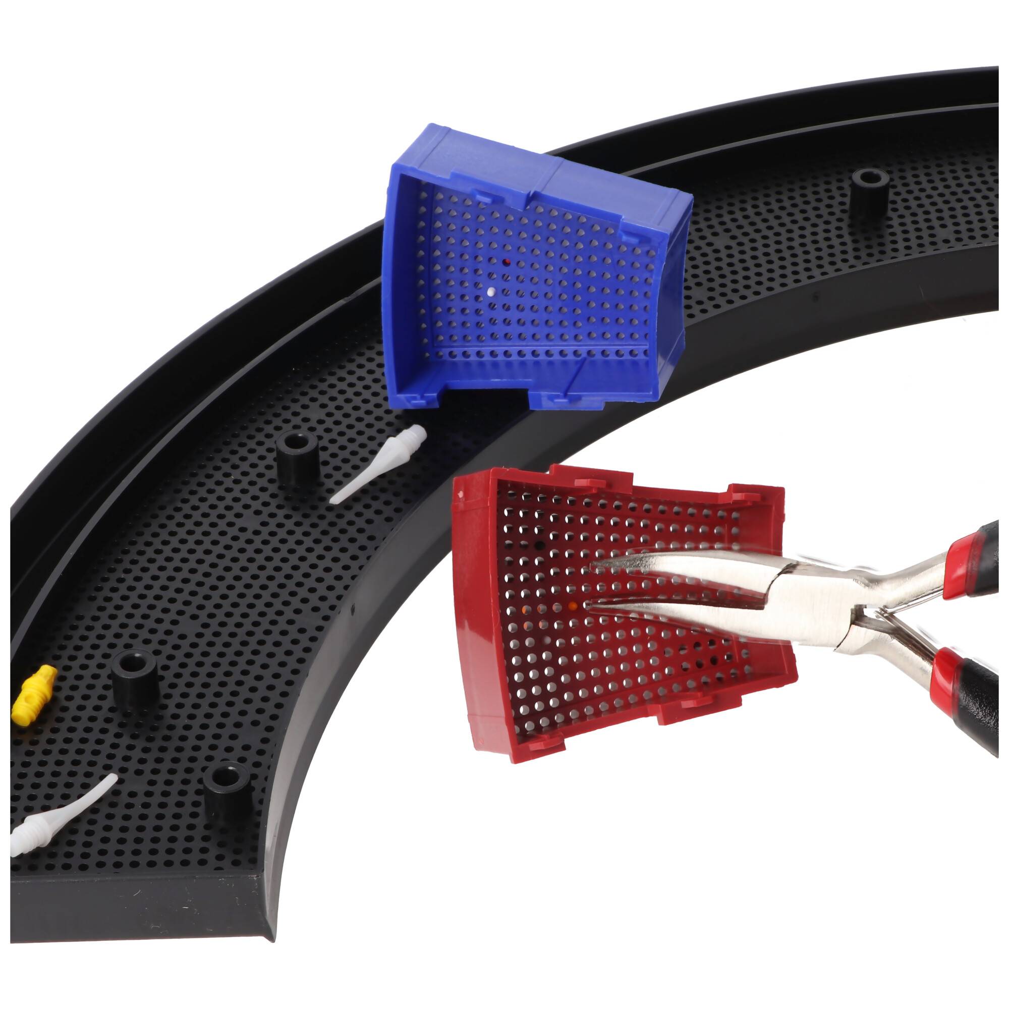 Zangen-Set für Hobby und Bastler, Elektriker sowie Elektroniker, hochpräzise Kleinzangen mit PVC Isolierung