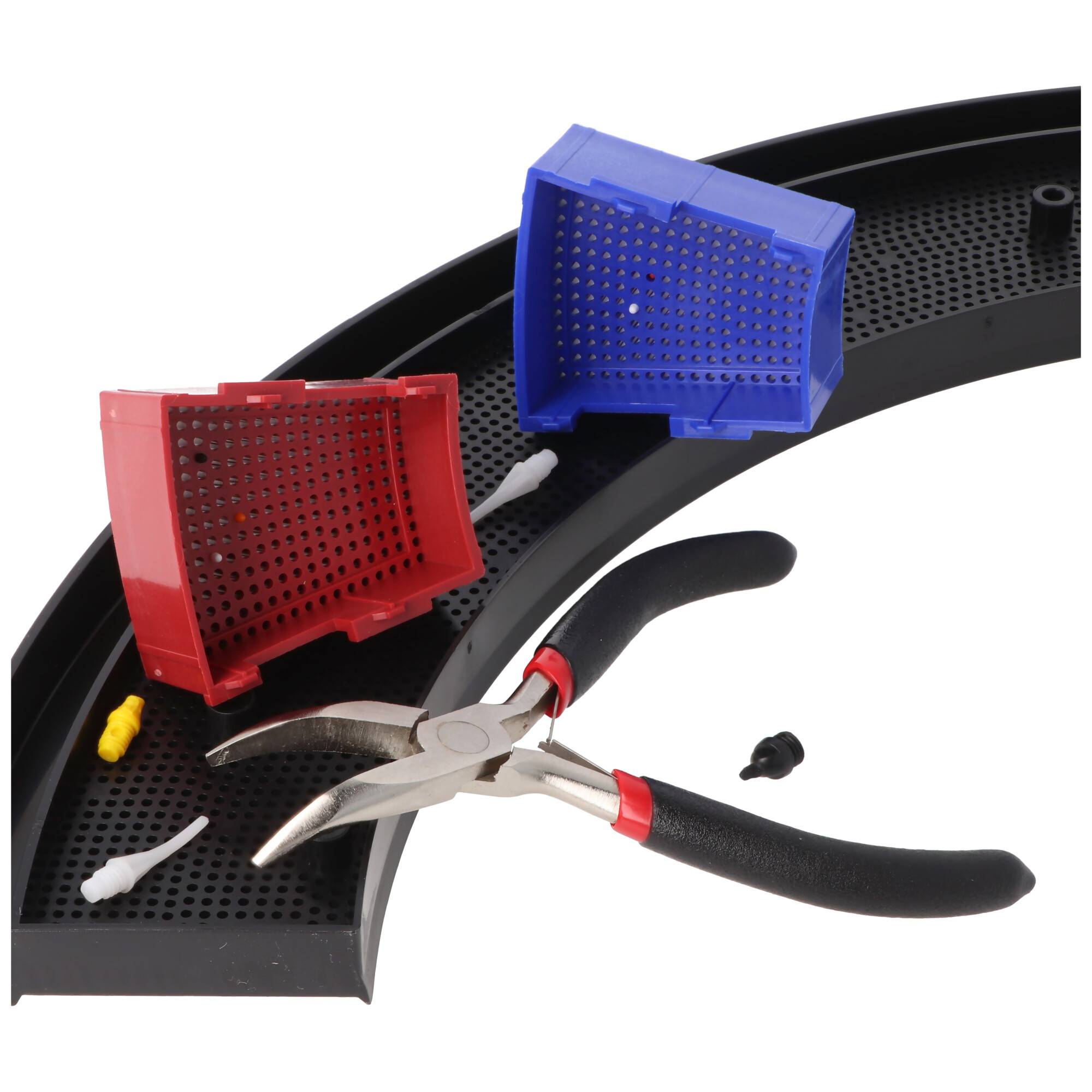 Zangen-Set für Hobby und Bastler, Elektriker sowie Elektroniker, hochpräzise Kleinzangen mit PVC Isolierung