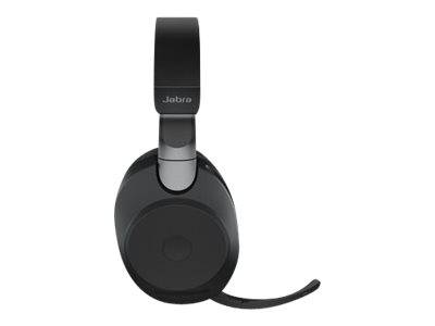 Jabra Evolve2 85 UC Over Ear Headset Bluetooth®, kabelgebunden Stereo Schwarz Mikrofon-Rauschunterdrückung Lautstärkeregelung