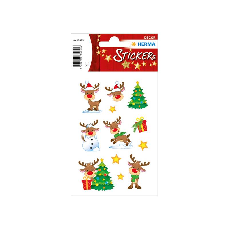 HERMA Weihnachts-Sticker DECOR "Little Rudolph"