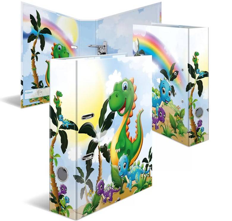 Motiv-Ordner A4 Kindergarten Dinos