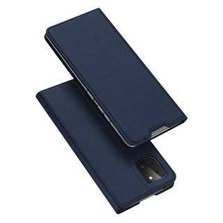 Buch Tasche "Dux Ducis" kompatibel mit SAMSUNG GALAXY S10 LITE (G770F) Handy Hülle Etui Brieftasche Schutzhülle mit Standfunktion, Kartenfach Blau