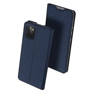 Buch Tasche "Dux Ducis" kompatibel mit SAMSUNG GALAXY S10 LITE (G770F) Handy Hülle Etui Brieftasche Schutzhülle mit Standfunktion, Kartenfach Blau