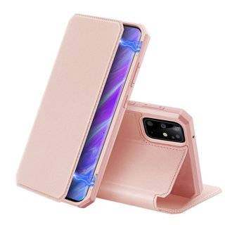 Buch Tasche "Dux Ducis" kompatibel mit SAMSUNG GALAXY S20 PLUS (G985F) Handy Hülle Etui Brieftasche Schutzhülle mit Standfunktion, Kartenfach Rose