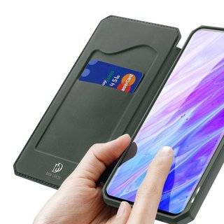 Buch Tasche "Dux Ducis" kompatibel mit SAMSUNG GALAXY S20 PLUS (G985F) Handy Hülle Etui Brieftasche Schutzhülle mit Standfunktion, Kartenfach Grün