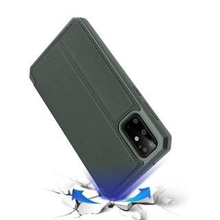Buch Tasche "Dux Ducis" kompatibel mit SAMSUNG GALAXY S20 PLUS (G985F) Handy Hülle Etui Brieftasche Schutzhülle mit Standfunktion, Kartenfach Grün