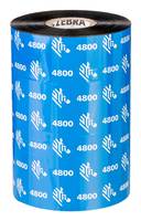 Zebra 4800 Resin - 12er-Pack - Schwarz - 156 mm x 450 m