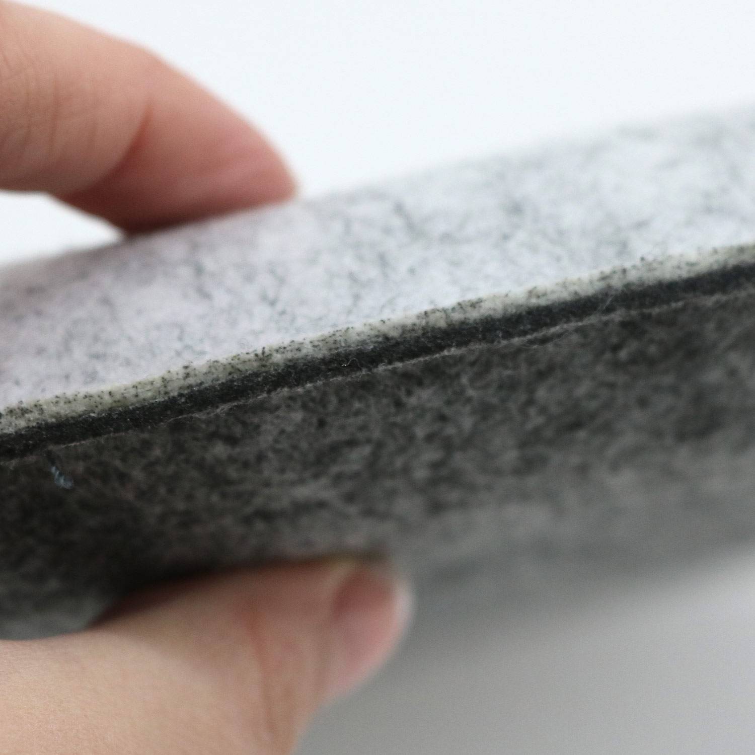 25mm Filz Sitzkissen Rund Ø 35cm Stuhlkissen Sitzauflage Sitzpolster Kissen Grau