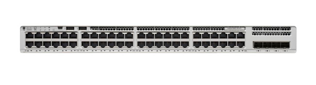 Cisco Catalyst 9200L - Network Essentials - Switch - L3 - 48 x 10/100/1000 + 4 x Gigabit SFP (Uplink)