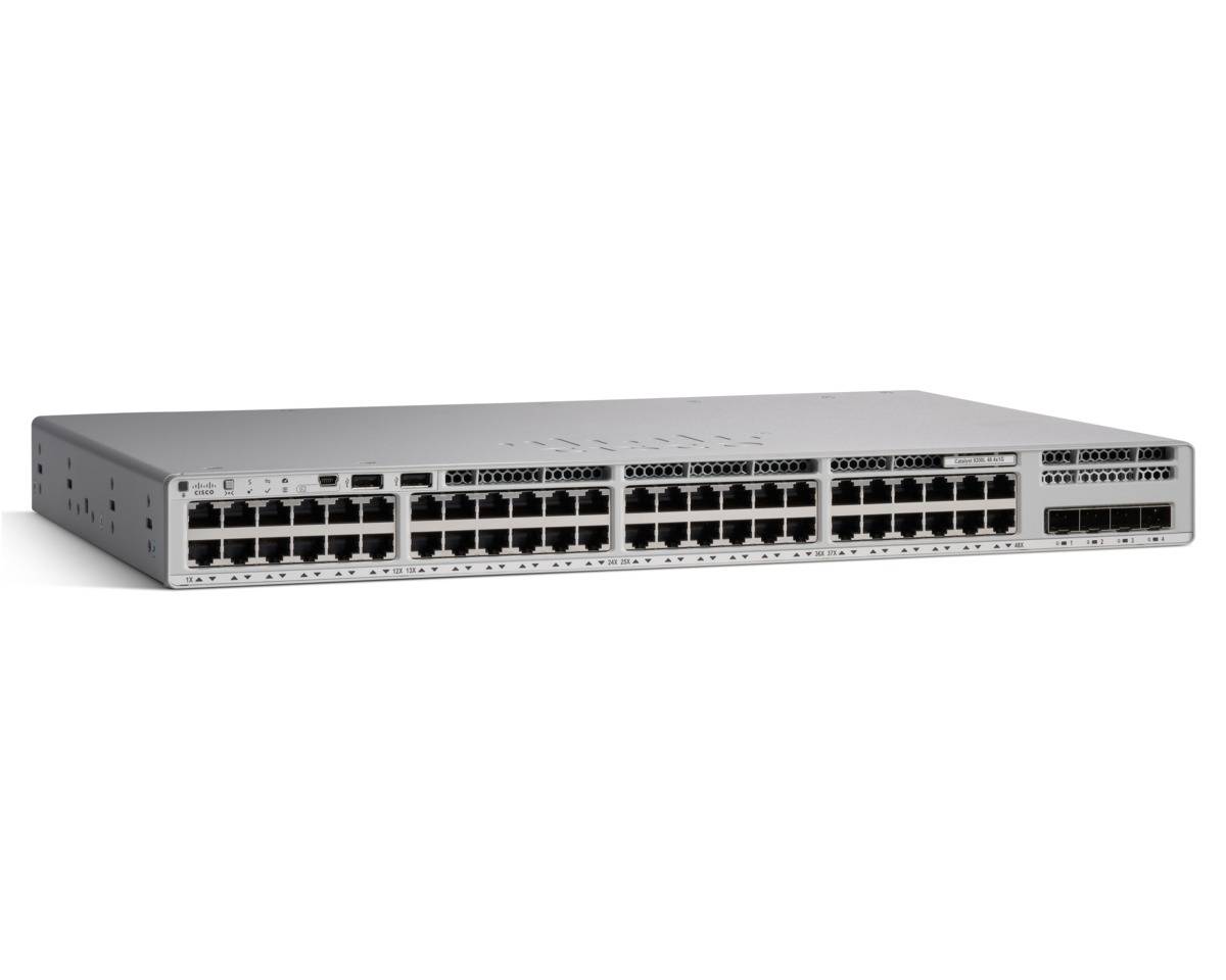 Cisco Catalyst 9200L - Network Essentials - Switch - L3 - 48 x 10/100/1000 + 4 x Gigabit SFP (Uplink)