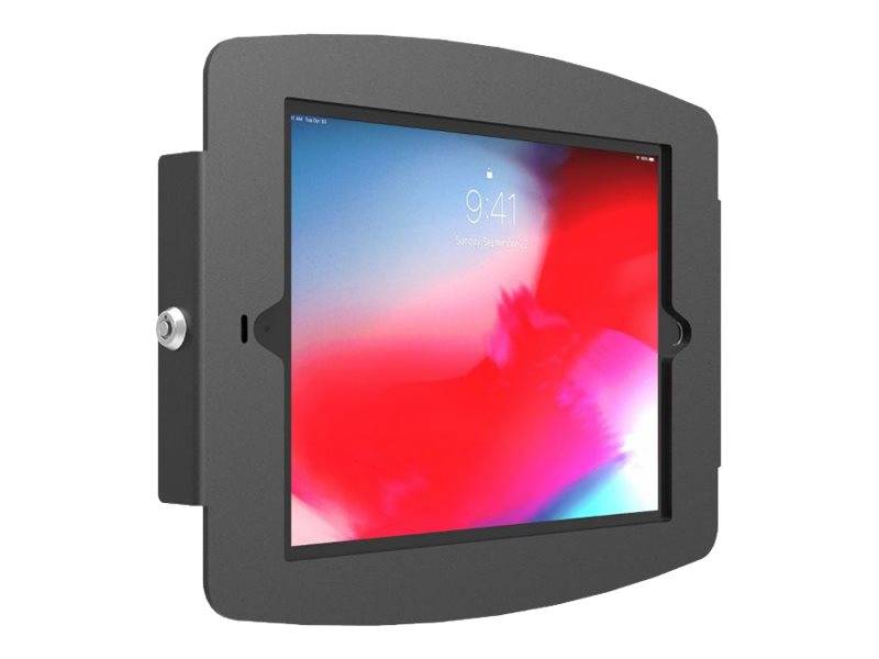 Compulocks iPad 10.2"" Space Enclosure Wall Mount - Gehäuse - für Tablett - verriegelbar - hochwertiges Aluminium - Schwa