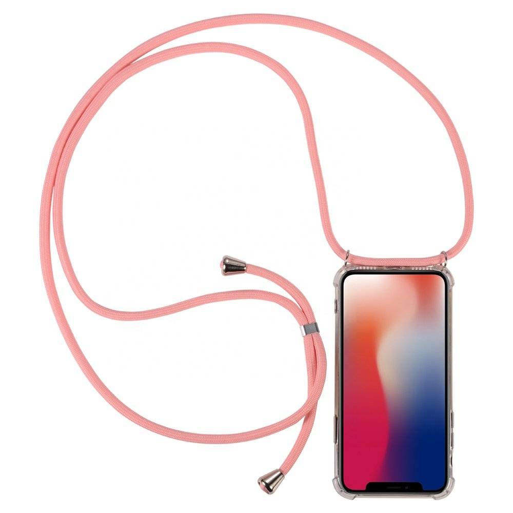 Cyoo - Necklace Case + Handykette - Huawei P30- Pink - Silikon Hülle