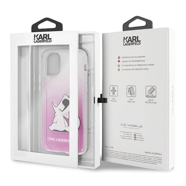 Karl Lagerfeld Case - Apple iPhone 11 Pro Max - Pink - Hard Cover - Schutzhülle
