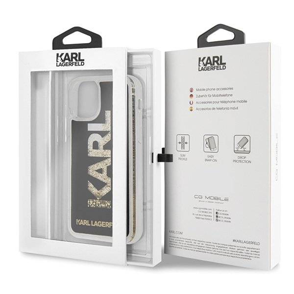 Karl Lagerfeld - Apple iPhone 11 Pro - Schwarz - Hard Cover - Schutzhülle