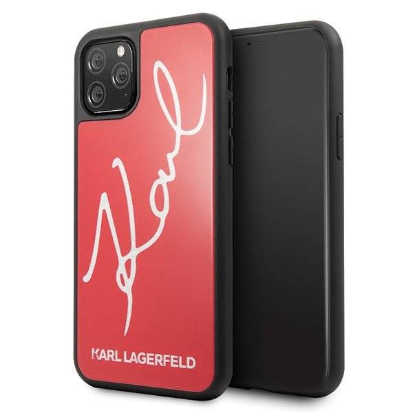 Karl Lagerfeld Apple iPhone 11 Pro - Rot - Hard Cover - Schutzhülle