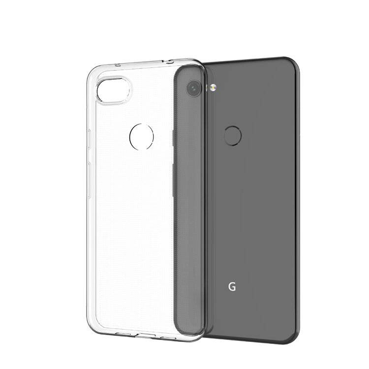 Cyoo - Ultra Dünn - Silikon Case - Google Pixel 3 - Transparent - Schutzhülle