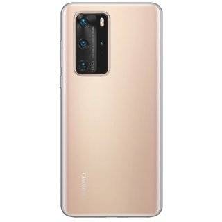 Silikon Hülle Basic kompatibel mit Huawei P40 Pro Case TPU Soft Handy Cover Schutz Transparent