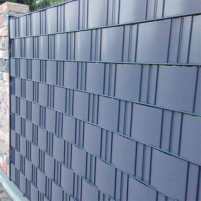 Sichtschutzstreifen PVC 0,19x2,55m Zaunblende Hart