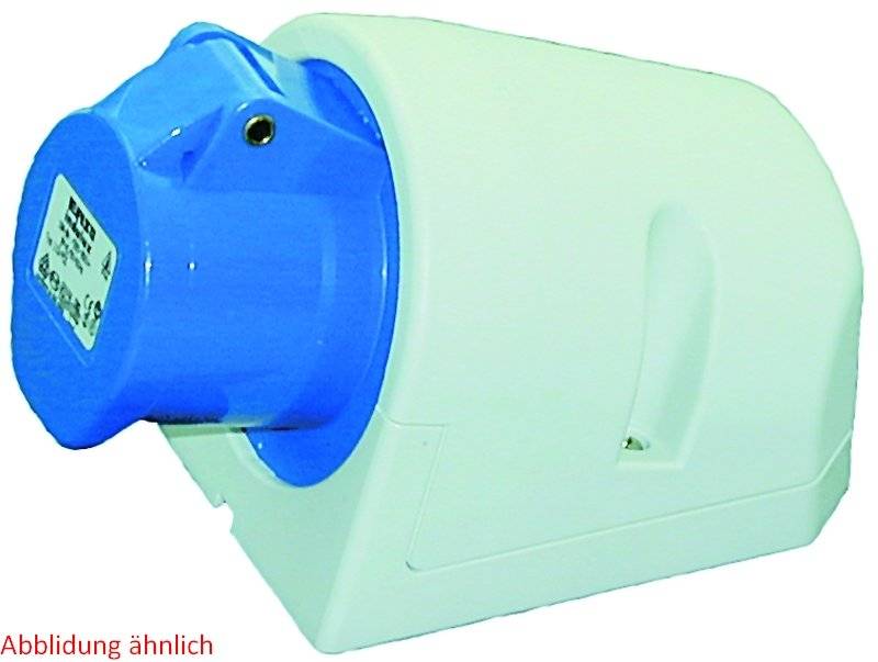 ERSO 2516 CEE-Wandsteckdose 5-polig, 400 V, 6 h, 16A, rot