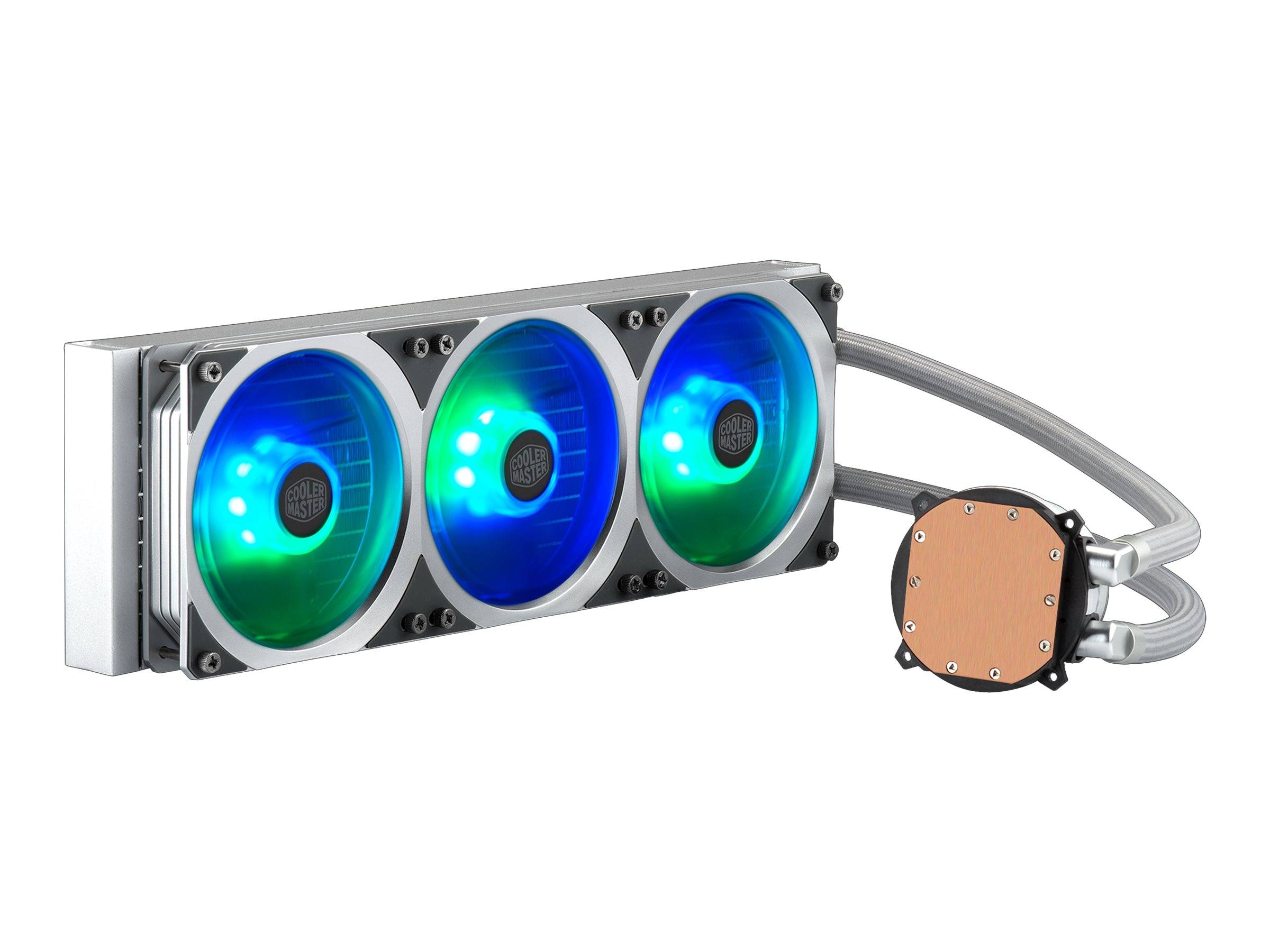 Cooler Master MasterLiquid ML360P - Silver Edition - Prozessor-Flüssigkeitskühlsystem - (für: LGA775, LGA1156, AM2, AM2+, LGA1366, AM3, LGA1155, AM