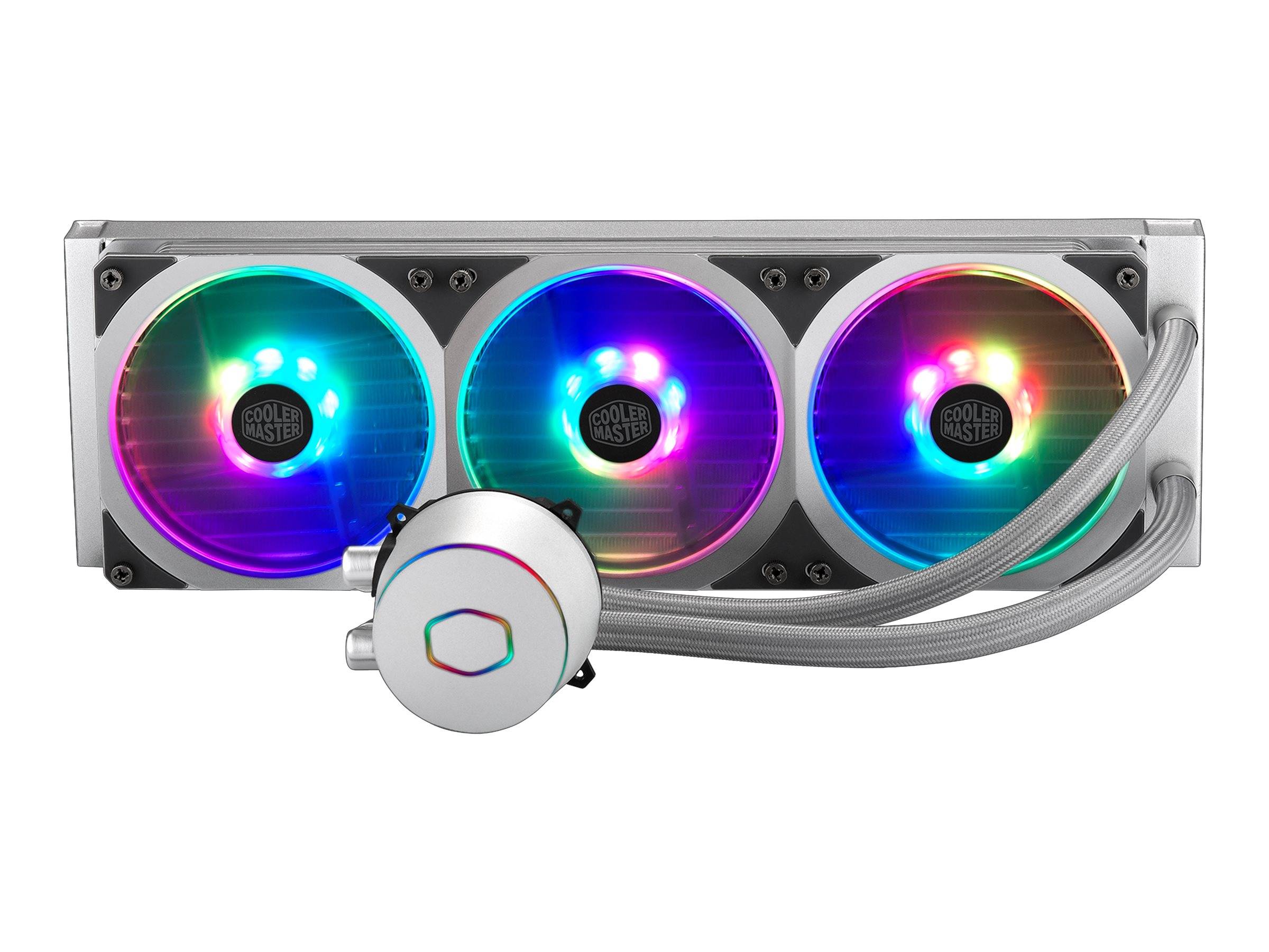 Cooler Master MasterLiquid ML360P - Silver Edition - Prozessor-Flüssigkeitskühlsystem - (für: LGA775, LGA1156, AM2, AM2+, LGA1366, AM3, LGA1155, AM