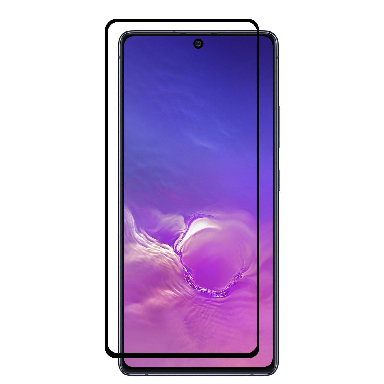 cofi1453® 5D Schutz Glas kompatibel mit SAMSUNG GALAXY S10 LITE (G770F) Curved Schutz Folie Vollständig Klebend und Abdeckung