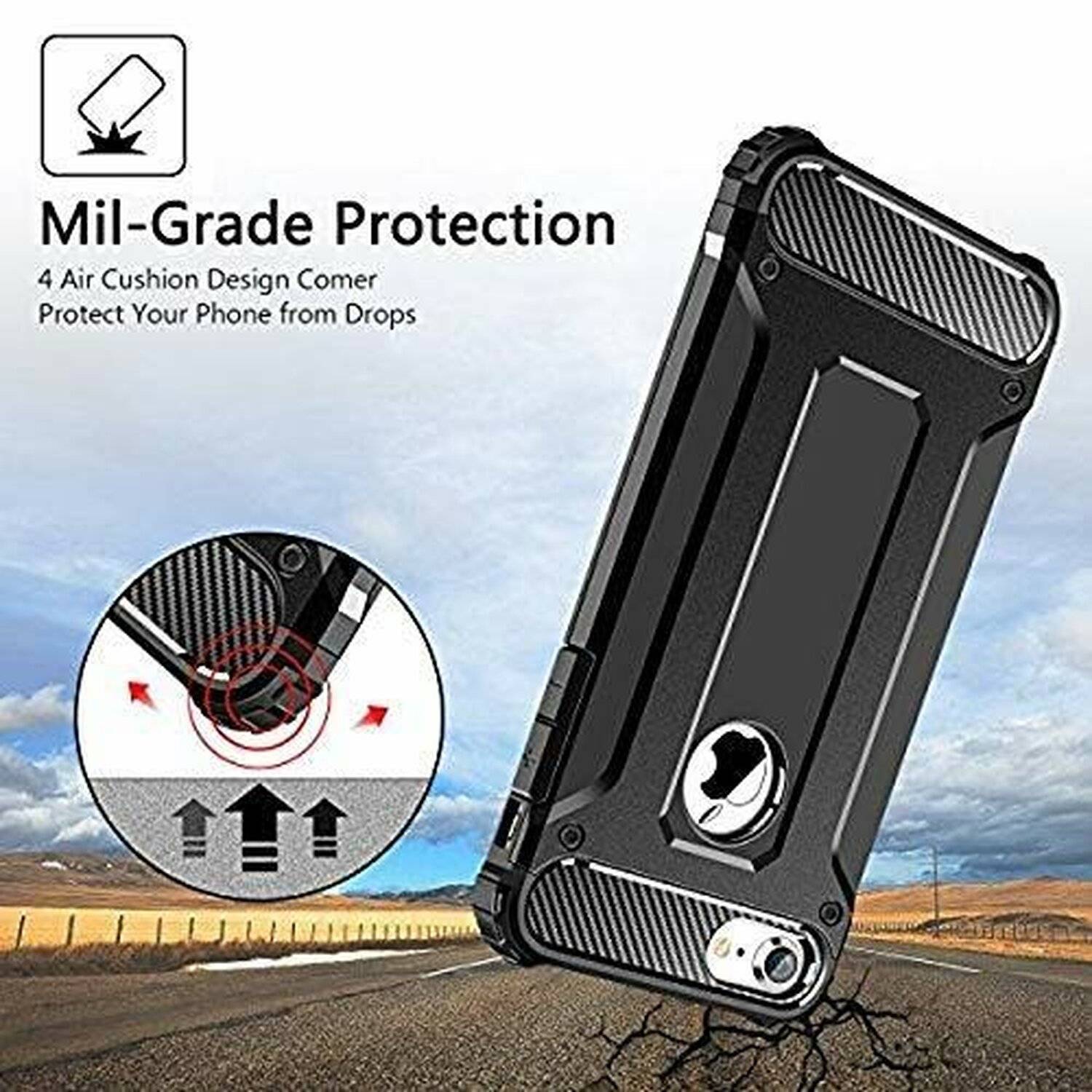 Schutzhülle Bumper Hybrid Armor SchutzHülle für Xiaomi Mi Note 10 PRO Silikon Hülle Zubehör Tasche Schutzschale Schutz in Silber