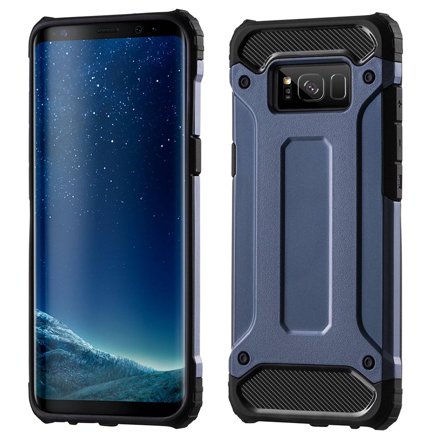 Schutzhülle Bumper Hybrid Armor SchutzHülle für Xiaomi Mi Note 10 PRO Silikon Hülle Zubehör Tasche Schutzschale Schutz in Blau