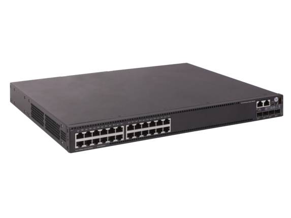 HPE 5130 24G PoE+ 4SFP+ 1-slot HI - Switch - managed - 24 x 10/100/1000 (PoE+)