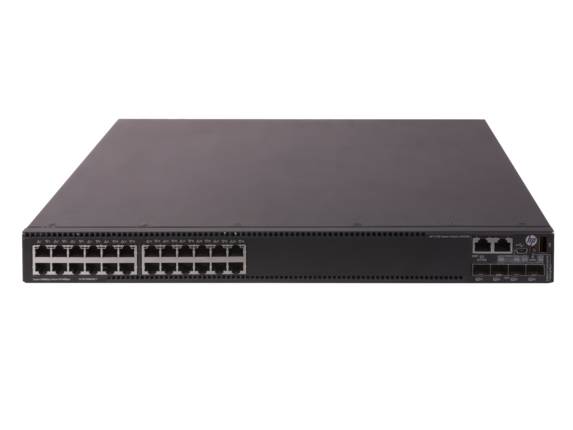 HPE 5130 24G PoE+ 4SFP+ 1-slot HI - Switch - managed - 24 x 10/100/1000 (PoE+)