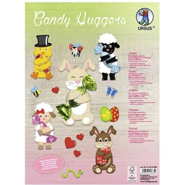Bastel-Set Candy Huggers Ostern VE=24 Stück