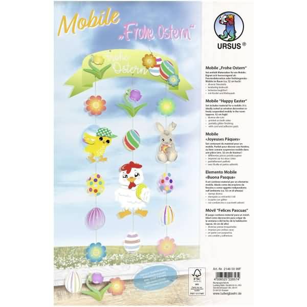 Bastel-Set Mobile Frohe Ostern
