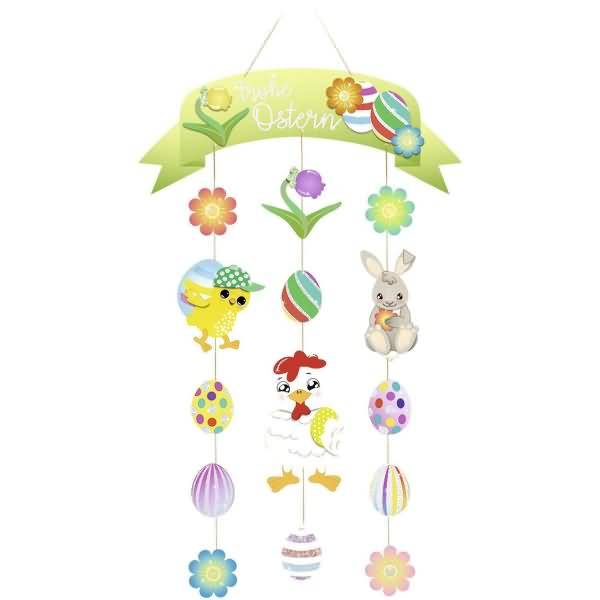 Bastel-Set Mobile Frohe Ostern