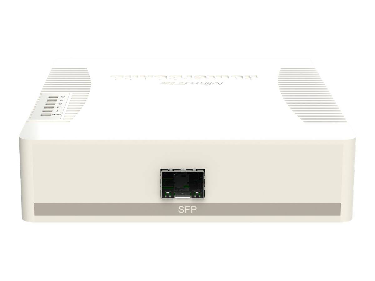 MikroTik RouterBOARD RB260GSP - Switch - managed - 5 x 10/100/1000 (4 PoE) - + 1