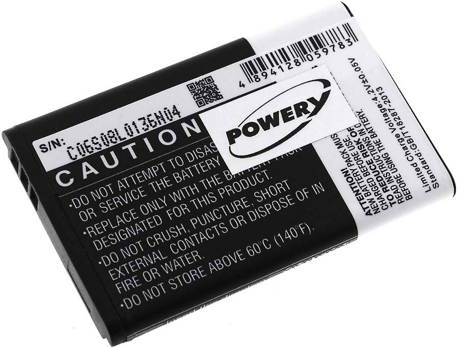 Powery Akku für Doro Primo 215/ Typ DF-NK500DH, 3,7V, Li-Ion