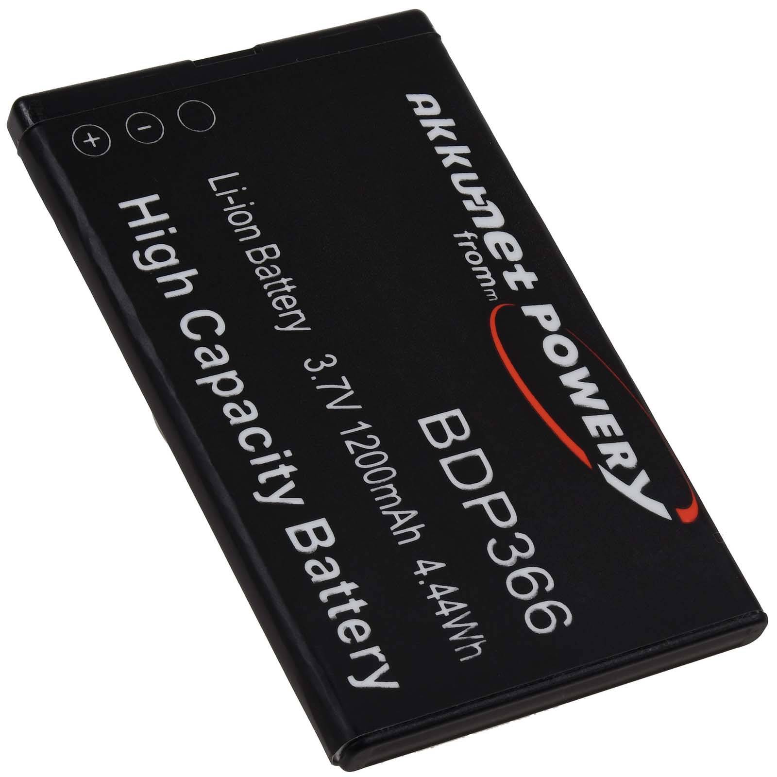 Powery Akku kompatibel mit Doro Typ RCB01P04, 3,7V, Li-Ion