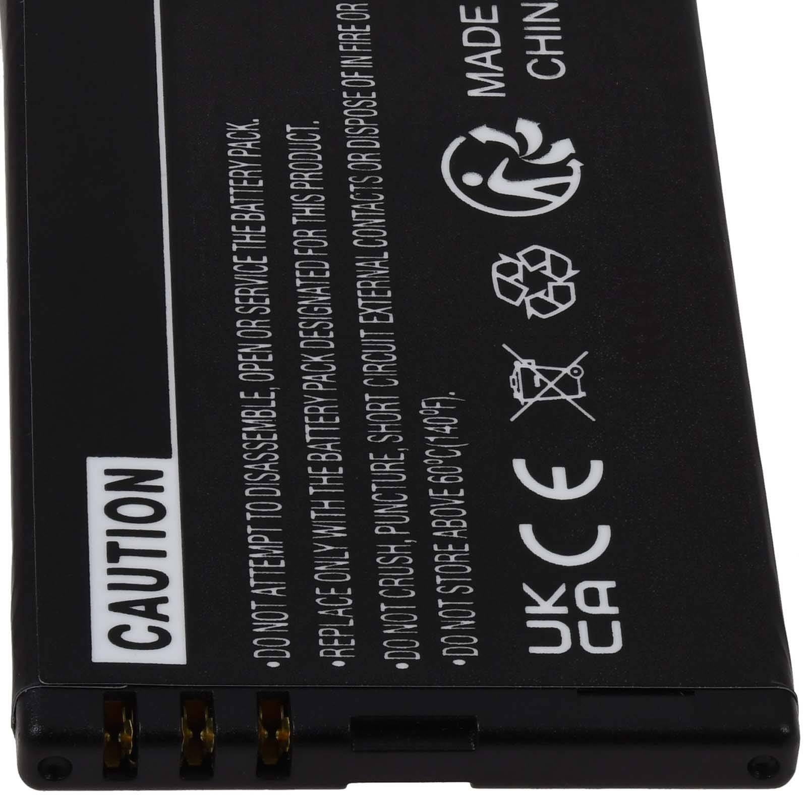 Powery Akku kompatibel mit Doro Typ RCB01P04, 3,7V, Li-Ion