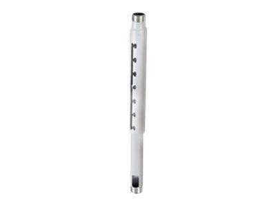 Chief 2-3' Adjustable Extension Column Pole - For Projectors - White - Montageko