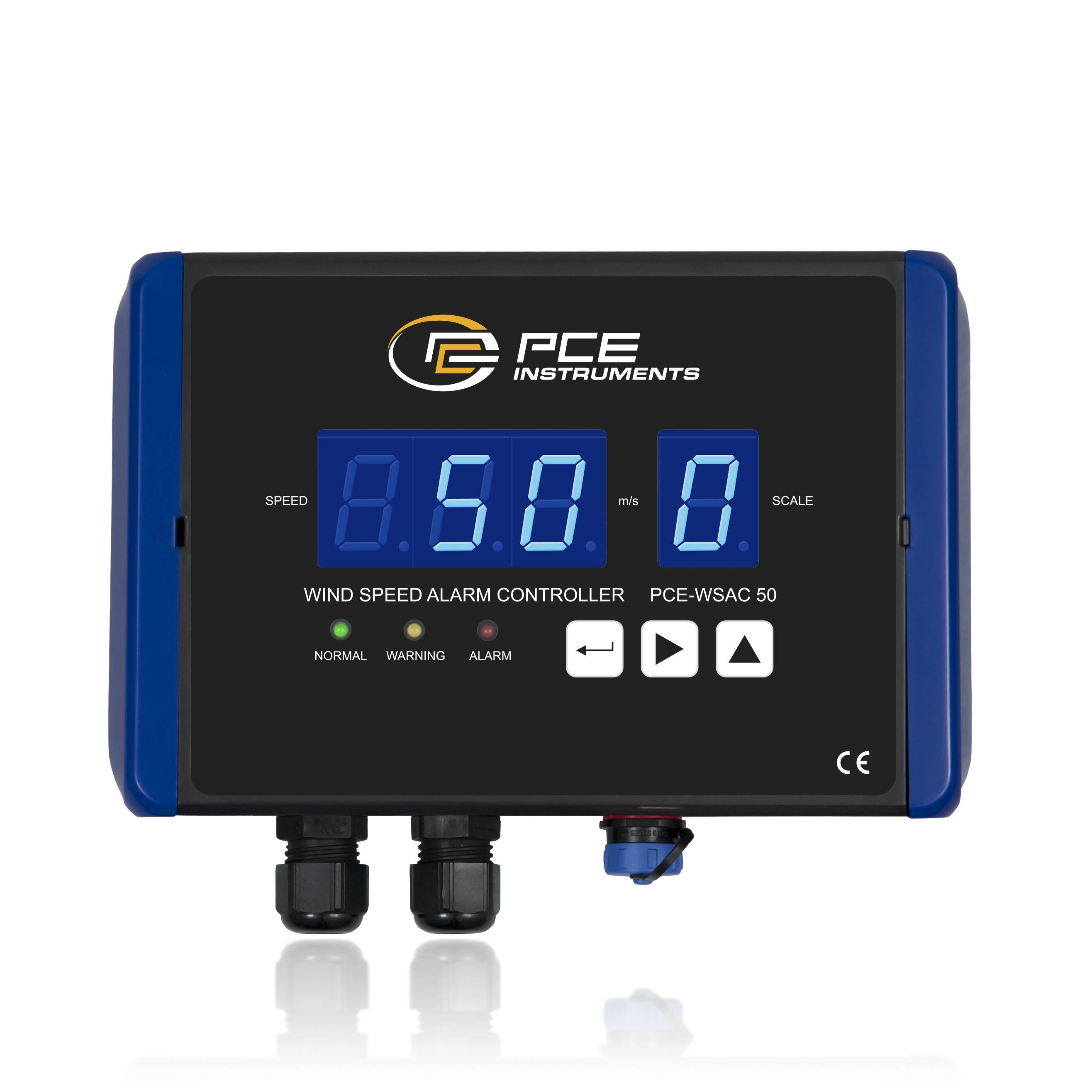 PCE Instruments Anemometer PCE-WSAC 50-110 inkl. ISO-Zertifikat |0...50 m/Sek. |230 V AC |Eingangssignal 4…20 mA |IP66