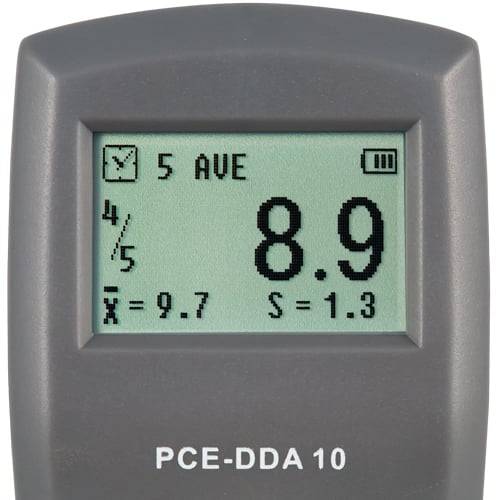 PCE Instruments Digitales Durometer PCE-DDA 10 zur Messung der Härte von Weichgummi |Kautschuk & Elastomeren |Software