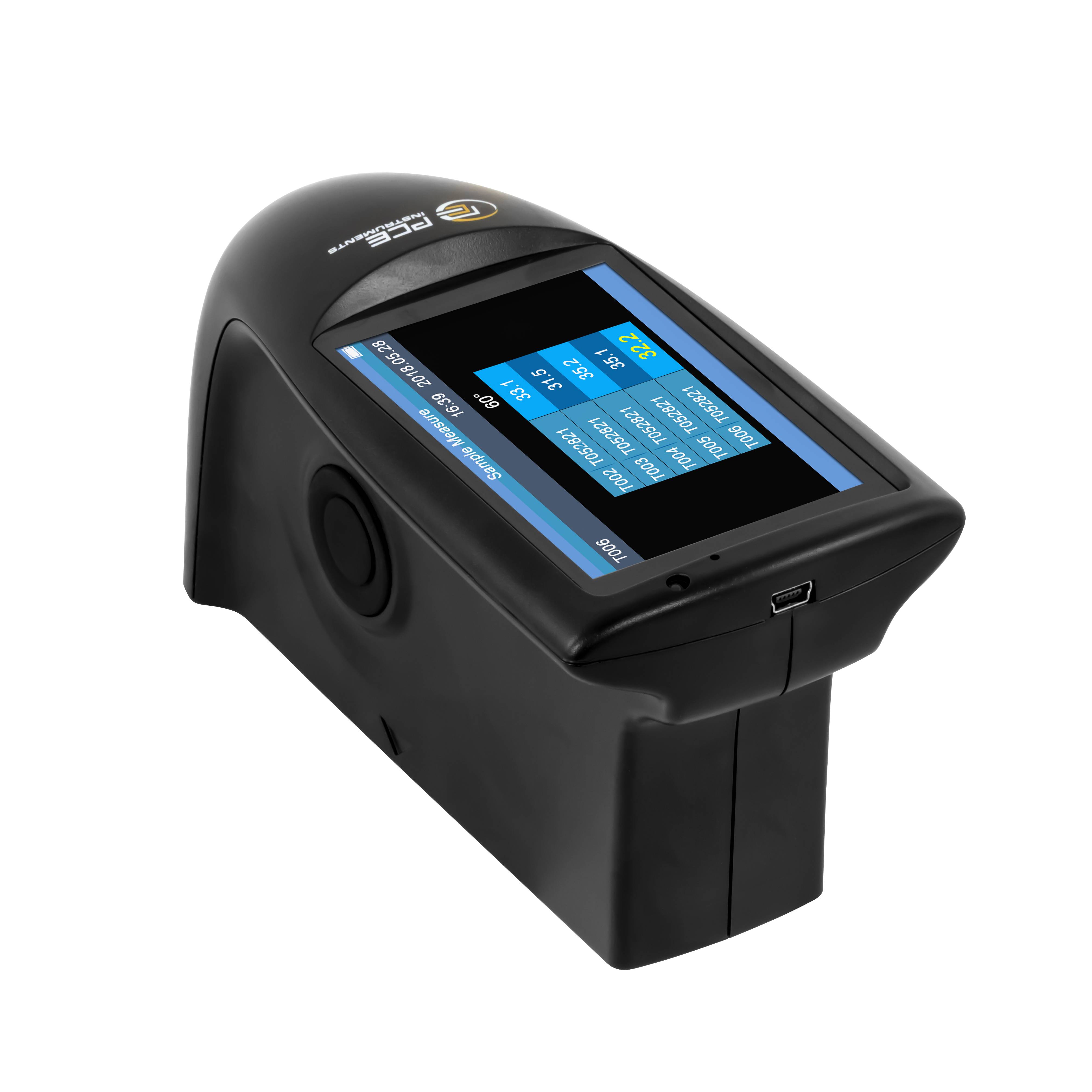 PCE Instruments Glanzmessgerät PCE-PGM 60 |0…300GU |Messgeometrie 60° |Messzeit 0,5 sek. |3,5 " TFT |Speicher |Software