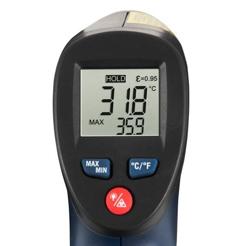 PCE Instruments Infrarot-Thermometer PCE-777N |-30 .. +260 °C |-22 .. +500 °F |Auflösung 0,1 °C |Messfleck 8:1 |Laser