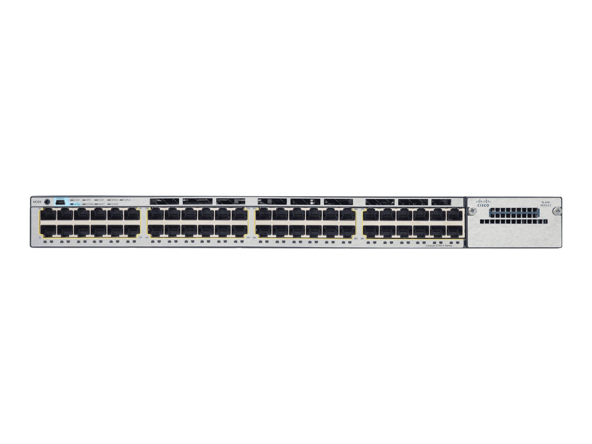 Cisco Catalyst 3750X-48P-S - Switch - managed - 48 x 10/100/1000 (PoE)