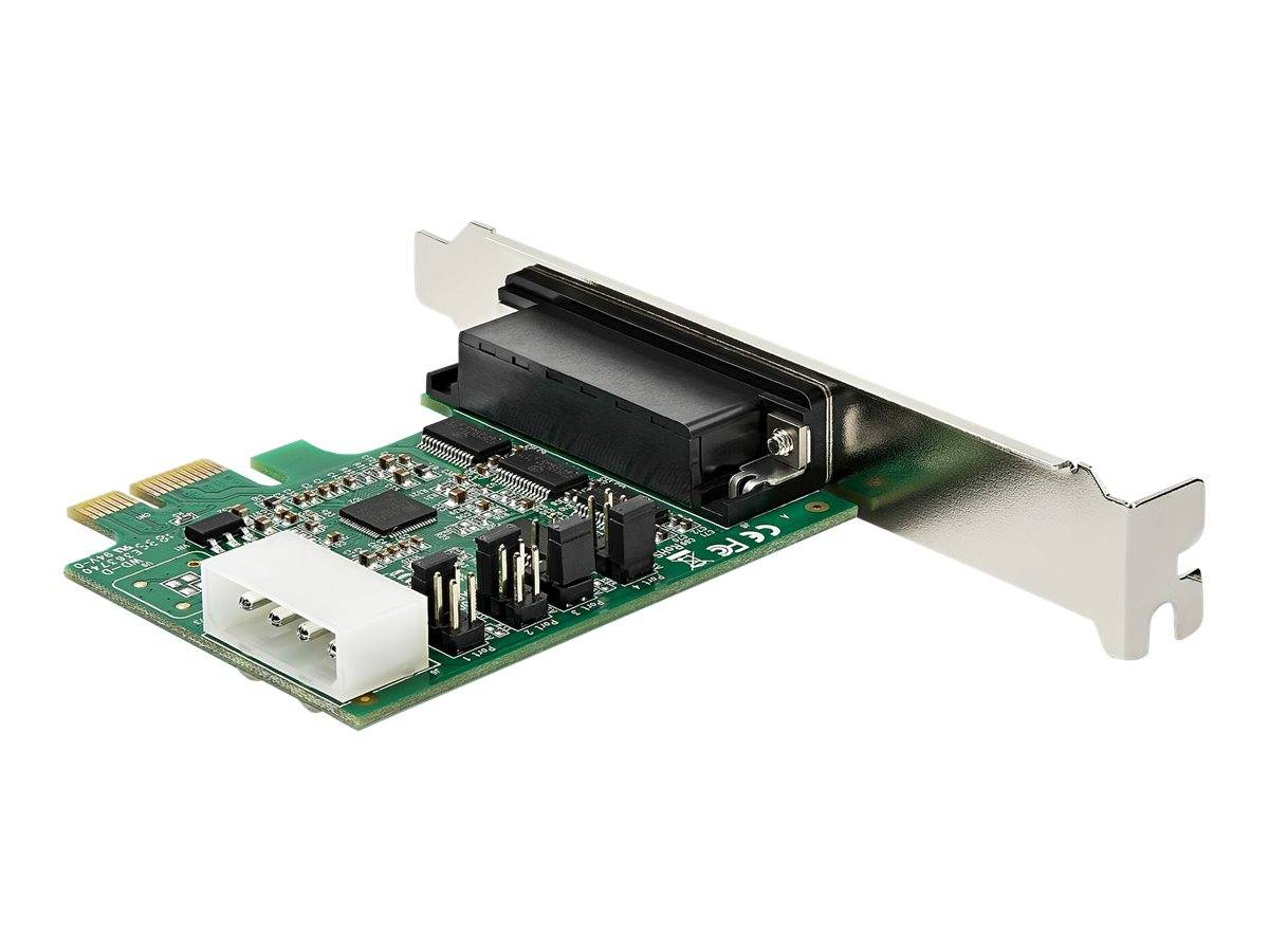 StarTech.com 4 Port Serielle PCI Express RS232 Adapter Karte - PCIe RS232 Serielle Host Controller Karte - PCIe auf Seri