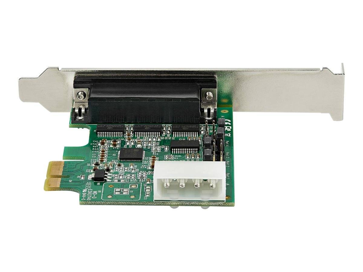 StarTech.com 4 Port Serielle PCI Express RS232 Adapter Karte - PCIe RS232 Serielle Host Controller Karte - PCIe auf Seri